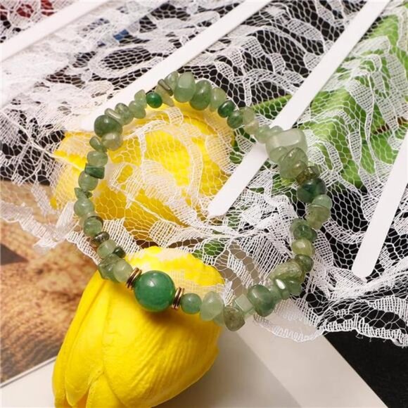 7Chakra Chip Stone Bracelets for Women Natural Crystal Healing Reiki - Picture 3 of 8